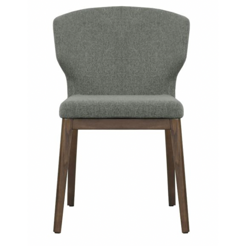 Heather Dining Chair - Fabric with Solid Ash Base