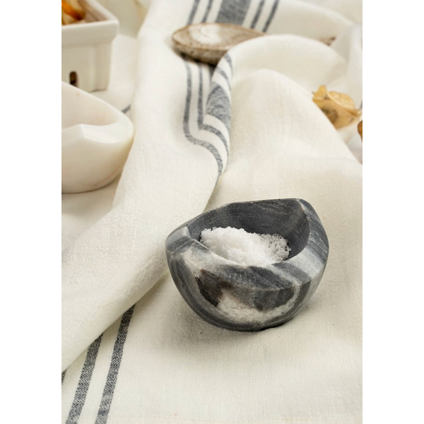 Pebble Marble Bowl Black