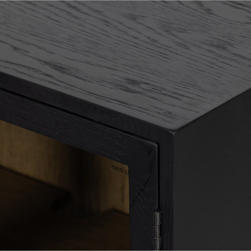 Millie Small Cabinet in Drifted Matte Black