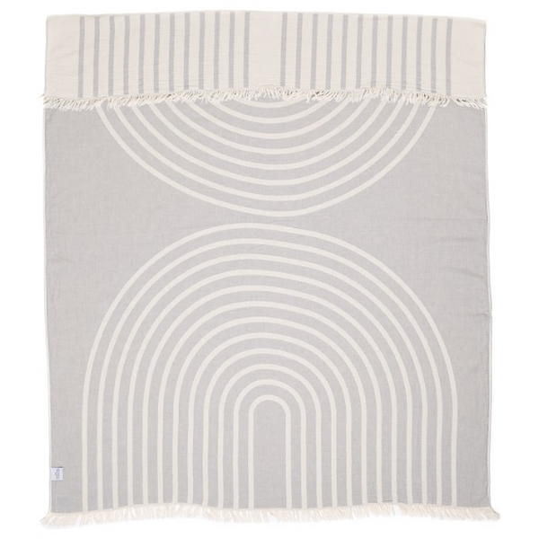 Tofino Towel Co. - The Zen Throw - Pewter