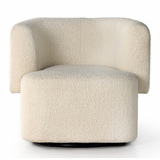 Tybalt Swivel Chair - Sheepskin Natural