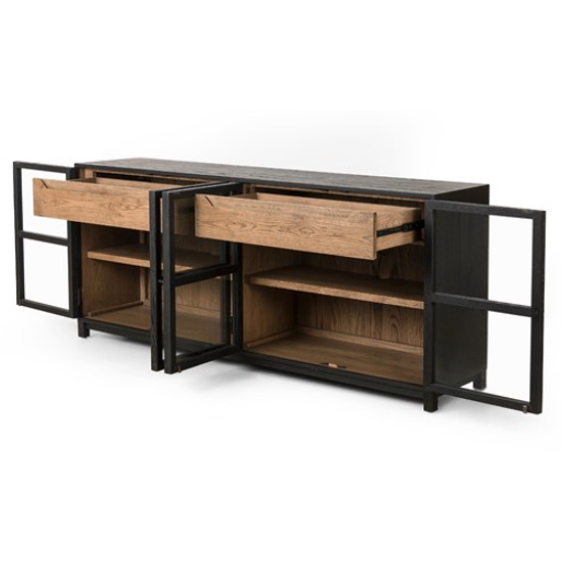 Millie Large Sideboard Matte Black