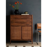 Sydney Tall Dresser - Brown Wash