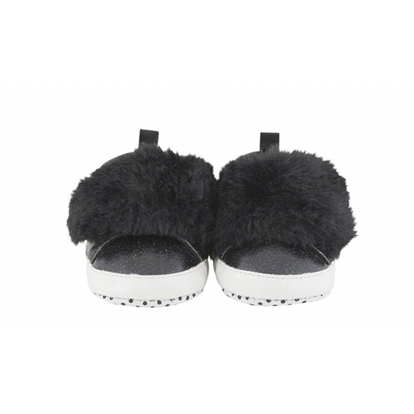 Shoe - Black Fur