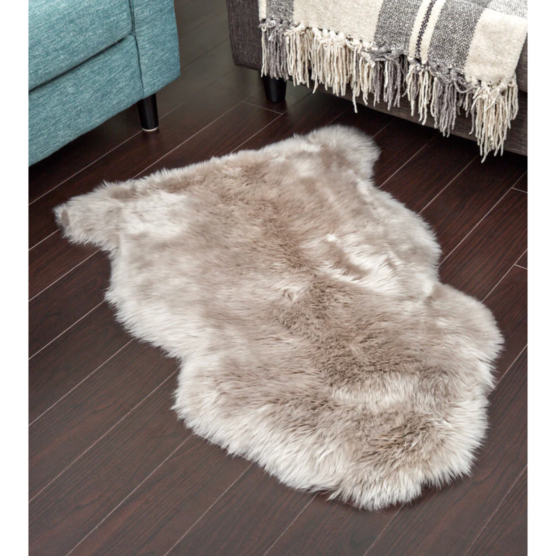 Sheepskin Rug 2' x 3.5' - Stone