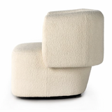 Tybalt Swivel Chair - Sheepskin Natural