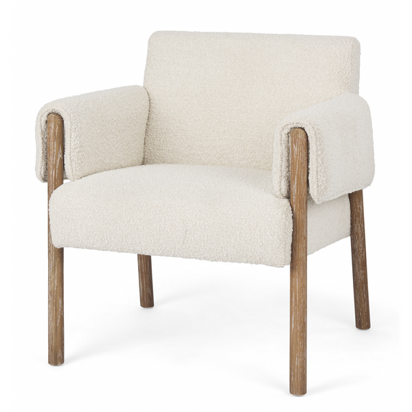 Asha Accent Chair - Cream Boucle