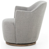 Rora Swivel Chair in Gibson Silver