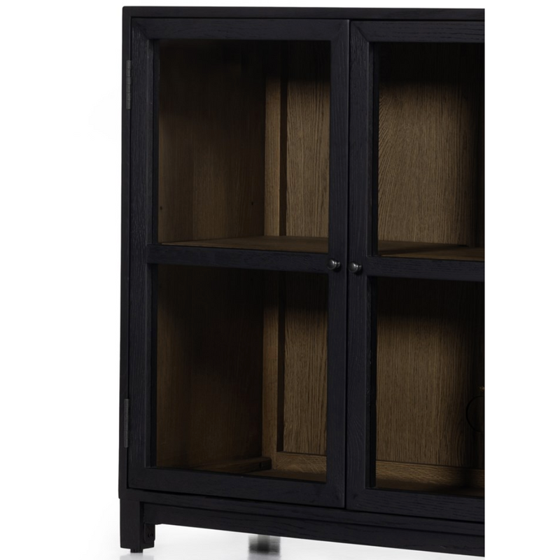 Millie Small Cabinet in Drifted Matte Black