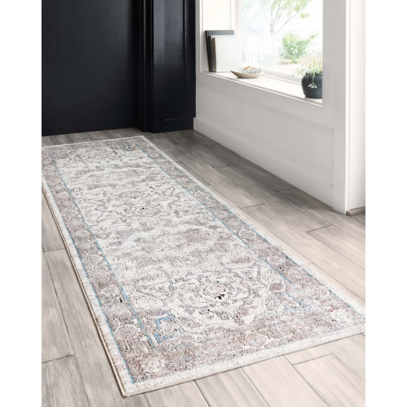 Dante Ivory and Stone Area Rug