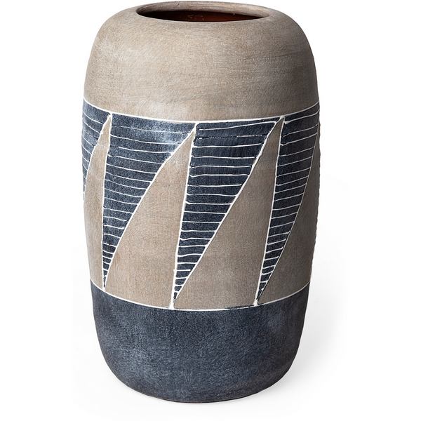 Cora Grey/Brown Ceramic Vase