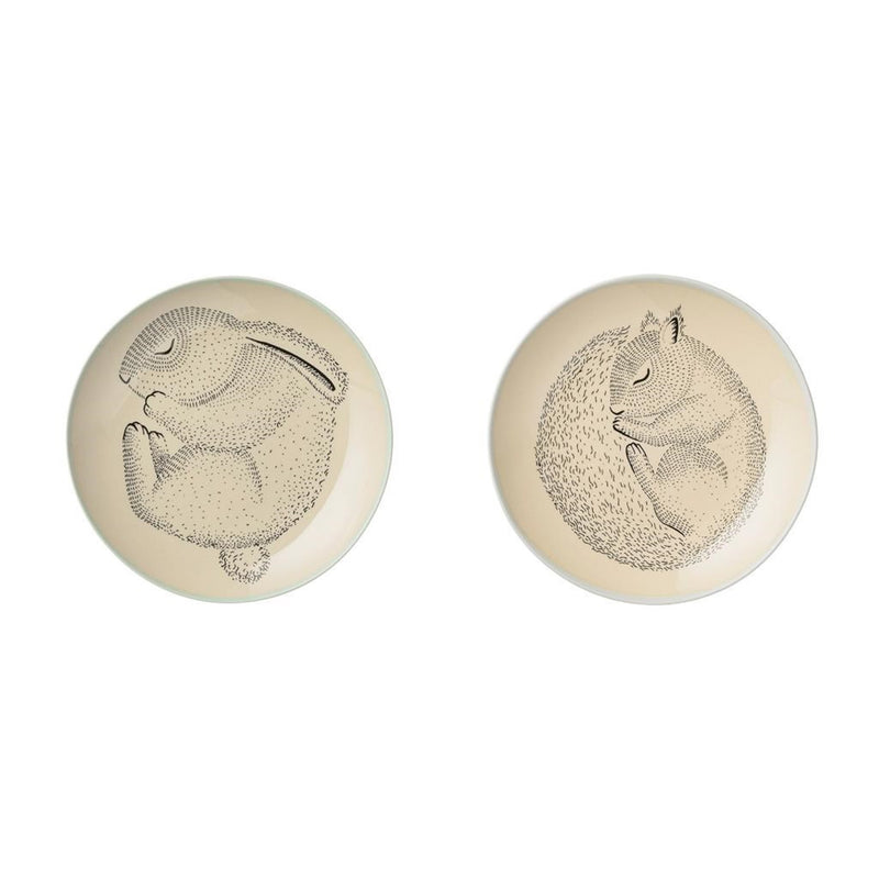 Round Ceramic Adelynn Plate - 2 Styles