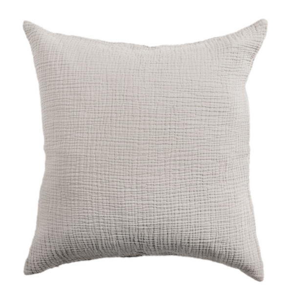 Crinkle Cushion - Grey 20"