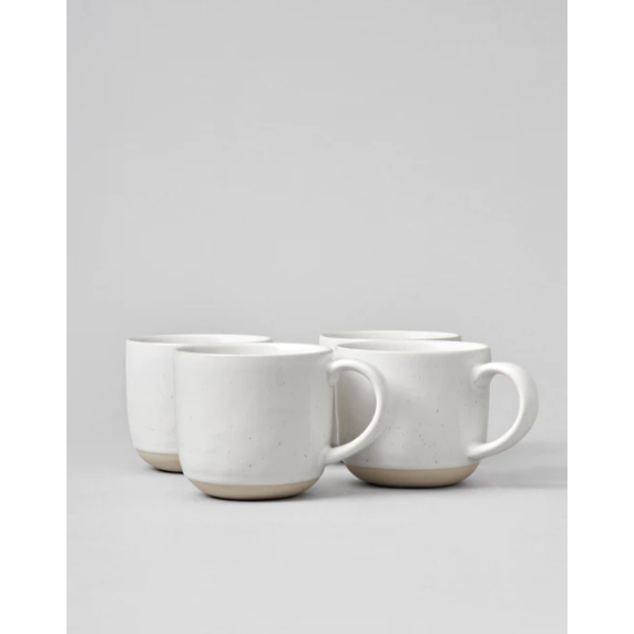 The Mugs Speckled White