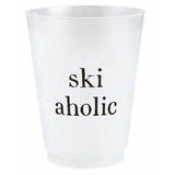 Ski Aholic Frost Cup- Set of 8