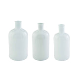 White Bottle Neck Vases