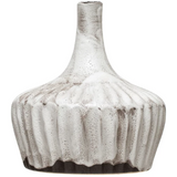 Stoneware Fluted Vase