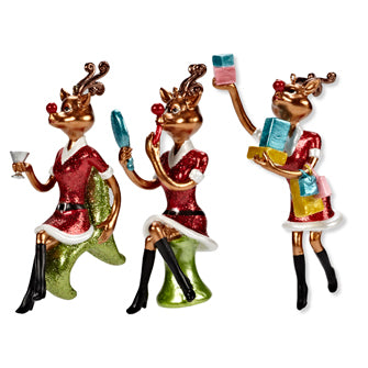 Girlie Reindeer Ornament