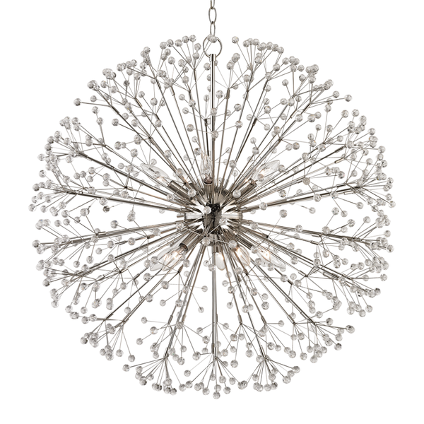 Dunkirk Chandelier - Polished Nickel