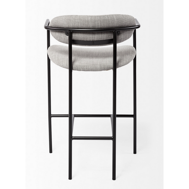 Parker Grey Fabric Counter Stool