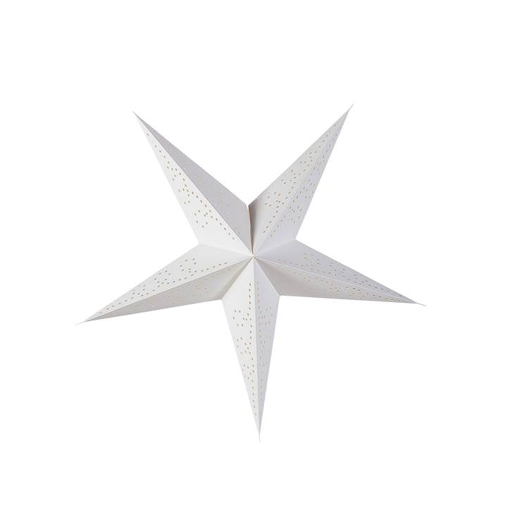 Star 5 Point 24" Paper Lantern - White