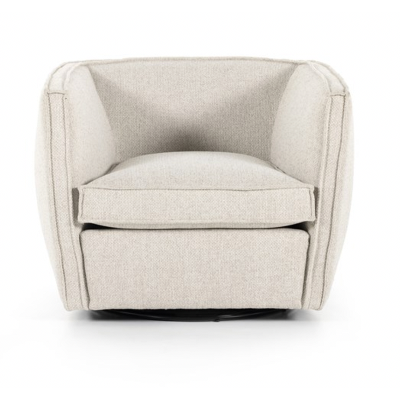 Rashi Swivel Chair-Fallon Linen