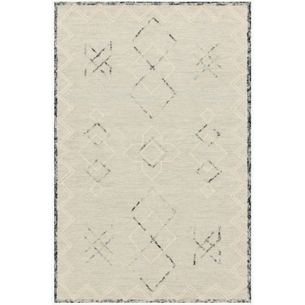 Leela Rug - Ocean / White