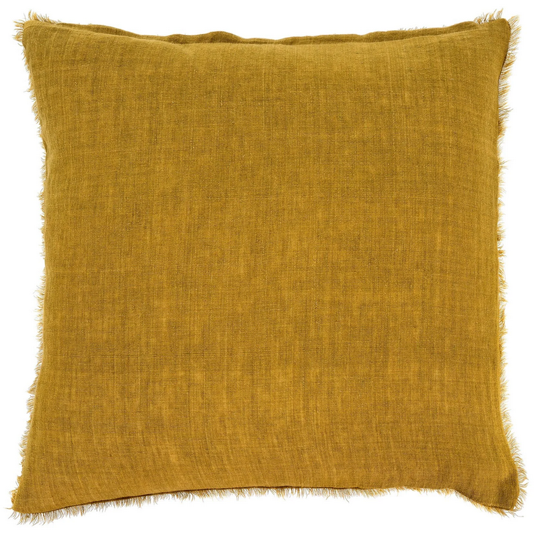 Lina Linen Cushion - Cumin