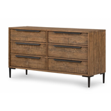 Wyeth 6 Drawer Dresser - Rustic Sandalwood