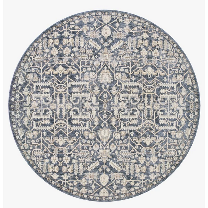 Zuma Area Rug - Blue/Ivory