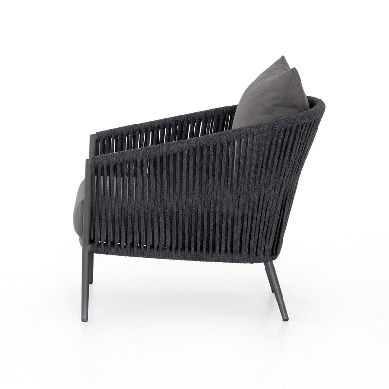 Porto Outdoor Chair in Venao Charcoal