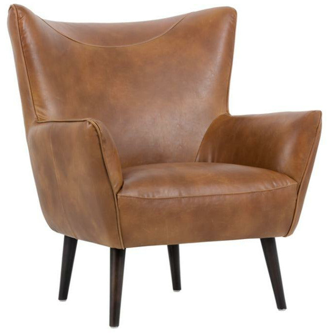 Luther Lounge Chair - Tobacco Tan