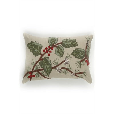 Holly and Berry Toss Cushion