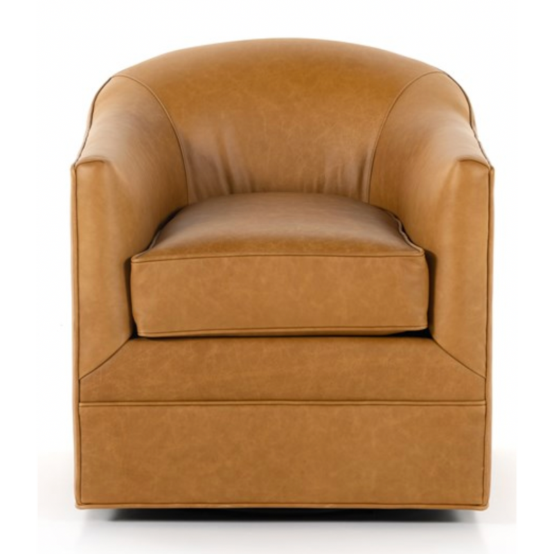 Quinton Swivel Chair - Ontario Camel