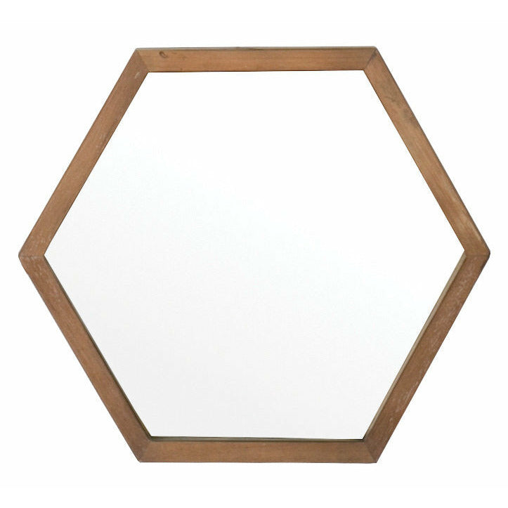D-Bodhi Hexagon Mirror - 20w x 1.5d x 17h