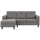 Solo 2 piece sectional sofa with left hand chaise