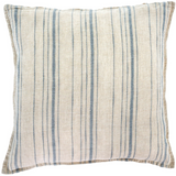 Luca Linen Cushion - Duck Egg