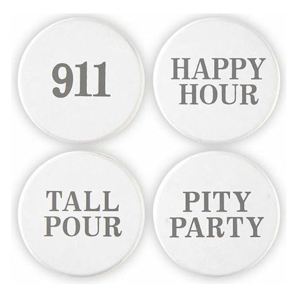 Happy Hour Wine Stoppers- Set of 4