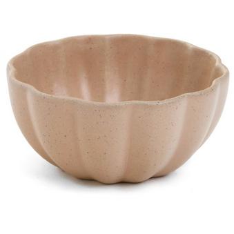 Flower Shaped Bowl- Taupe