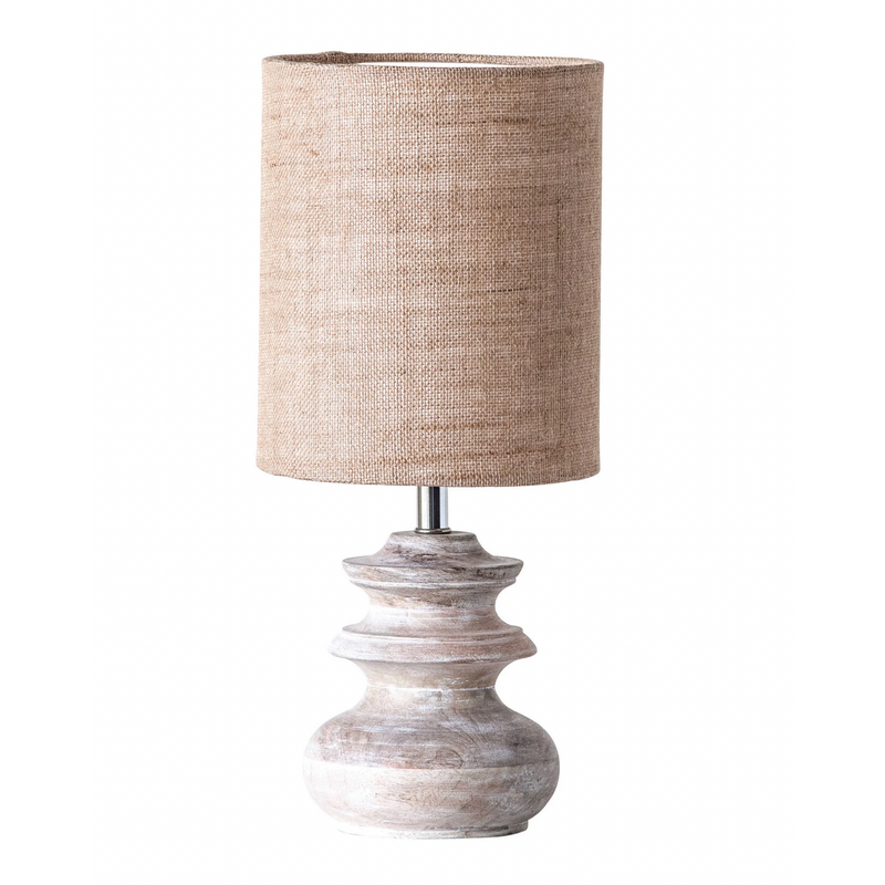 Mango Wood Table Lamp