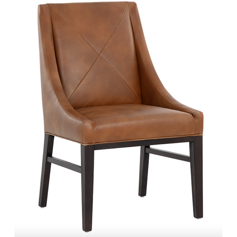 Zion Dining Chair - Tobacco Tan