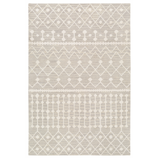 Izmir Area Rug - Medium Grey/Ivory