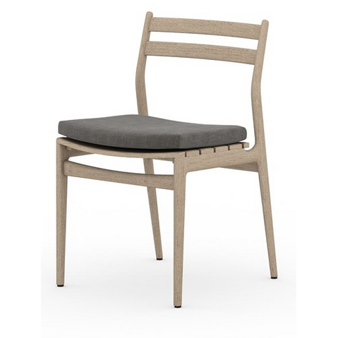 Atherton Outdoor Dining Chair - Brown/Charcoal