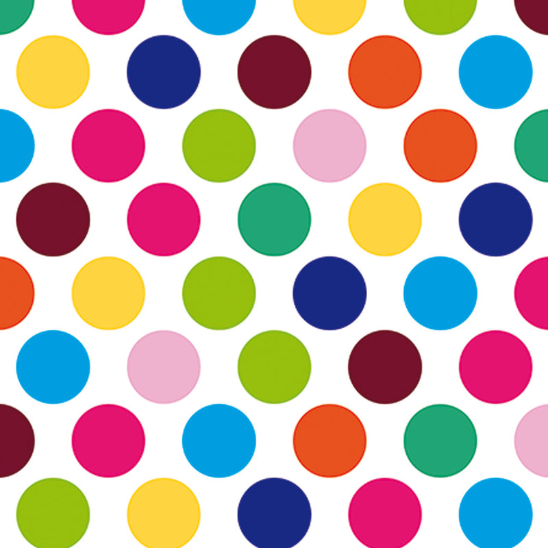 Luncheon Colour Dots/Stripe Napkins &ndash; 20 Pack