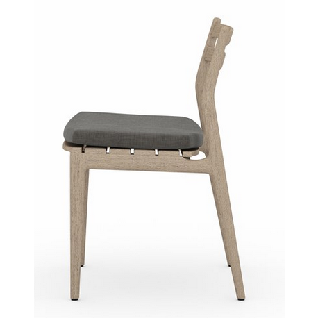 Atherton Outdoor Dining Chair - Brown/Charcoal