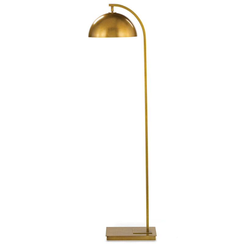 Otto Floor Lamp - Natural Brass