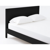 Marcel Platform Bed - Black Oak