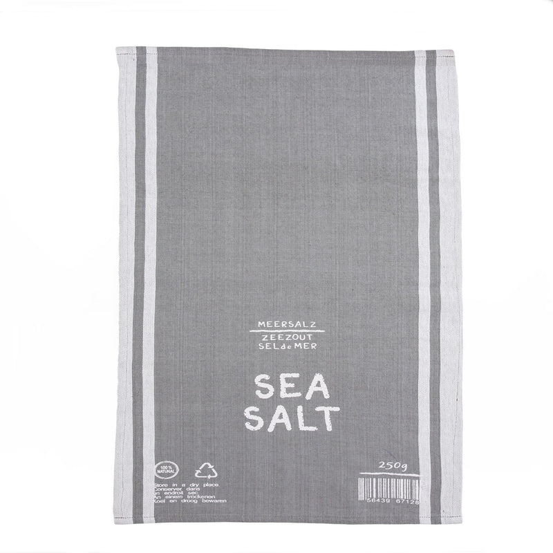 Sea Salt KitchenTowel-Grey/White