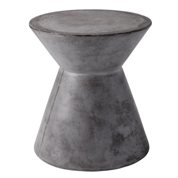 Astley Concrete End Table - Grey