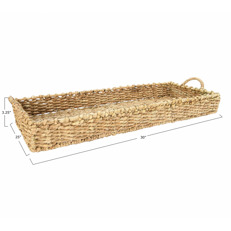 Hand-Woven Seagrass Tray